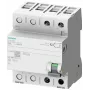 SIEMENS 5SV33224 prúdový chránič, typ B, 25 A, 30 mA, 230 V, 1+N, 4 TE, krátkodobo oneskorený