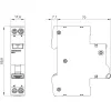 Siemens 5SV1316-7KK06 RCBO, 1P+N, 6 A, charakteristika C, 30 mA, typ A, 6 kA