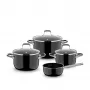 WMF Fusiontec Essential Pro 4-dielna sada riadu čierna 3201114047