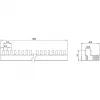 SIEMENS 5ST37730 kolíková zbernica 10mm² 3P+N 1000mm