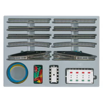 Märklin 08191 rozširujúca sada Z-Gauge E s elektrickými výhybkami