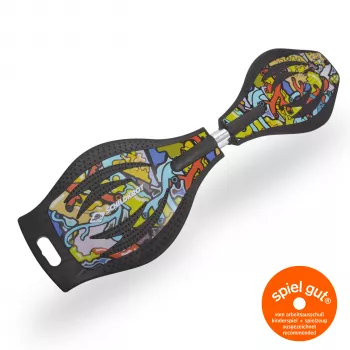 SCHILDKROT waveboard Good Vibes Graffiti veľký plastový deck s protišmykovou štruktúrou 510801