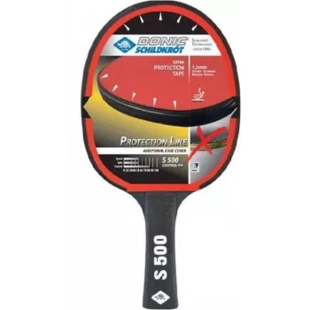 DONIC SCHILDKRÖT Protection Line S500 tréningová raketa na stolný tenis, čierna/červená, potah Jade Smooth 713055