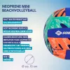SCHILDKROT Neoprén Mini plážový volejbal veľkosť 2 mäkký textilný povrch odolný voči slanej vode 970342