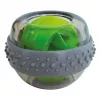 SCHILDKROT Spinball Gyroskopický tréner rúk a paží, sivá/zelená, 70 mm, 255 g 960121