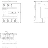 Siemens 7KT1260 Digitálne spínacie hodiny, 1-kanálové, denný/týždenný program, DIN lišta, 230 V AC