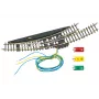 Märklin Z-Gauge Elektromagnetická oblúková výhybka ľavá - čierna/žltá 8568