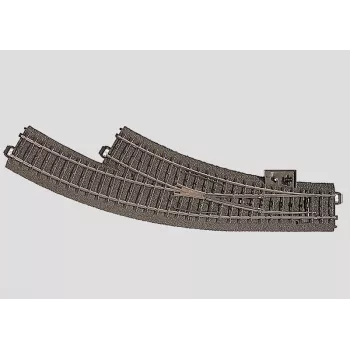 Märklin 24672 HO C koľajnica oblúková R2 30° (12 na kruh)