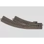 Märklin 24672 HO C koľajnica oblúková R2 30° (12 na kruh)