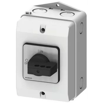 Siemens 3LD20842GP21 3-pólový odpojovač zaťaženia, 25 A, 690 V AC, IP65 predný