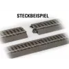 Märklin H0 C koľajnica 24977 Ukončenie koľajnice s nárazníkom 77,5 mm