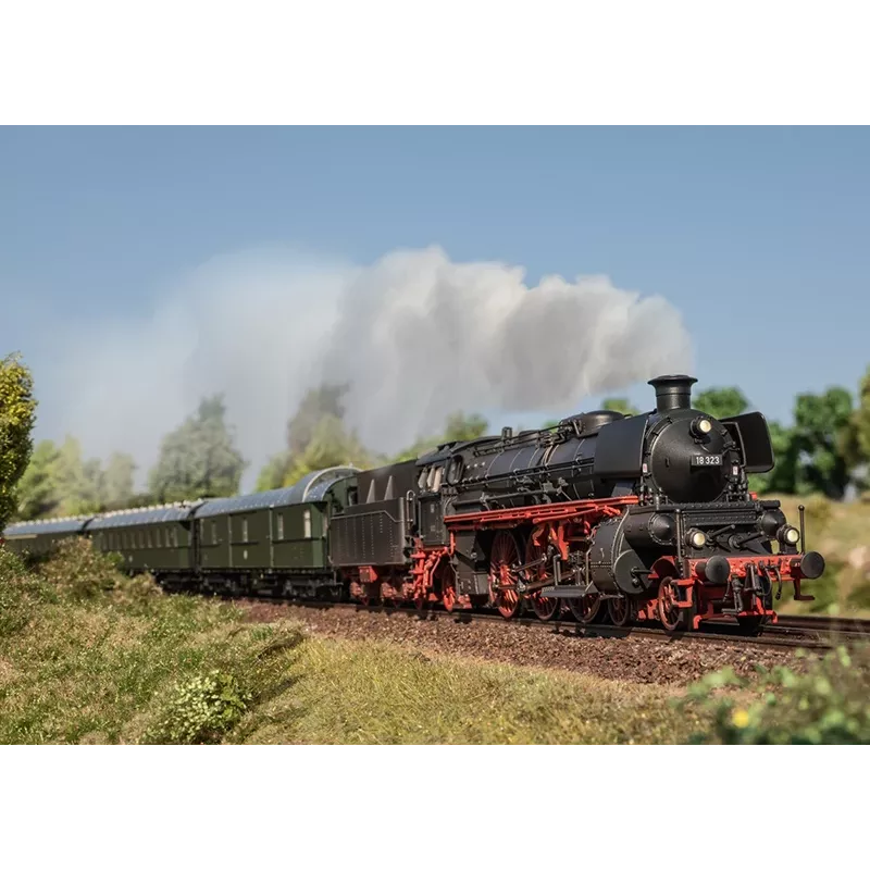 Märklin 038327 H0 Parná lokomotíva rad 18.3 18 323 DB epocha III s mfx+ digitálnym dekodérom a zvukom