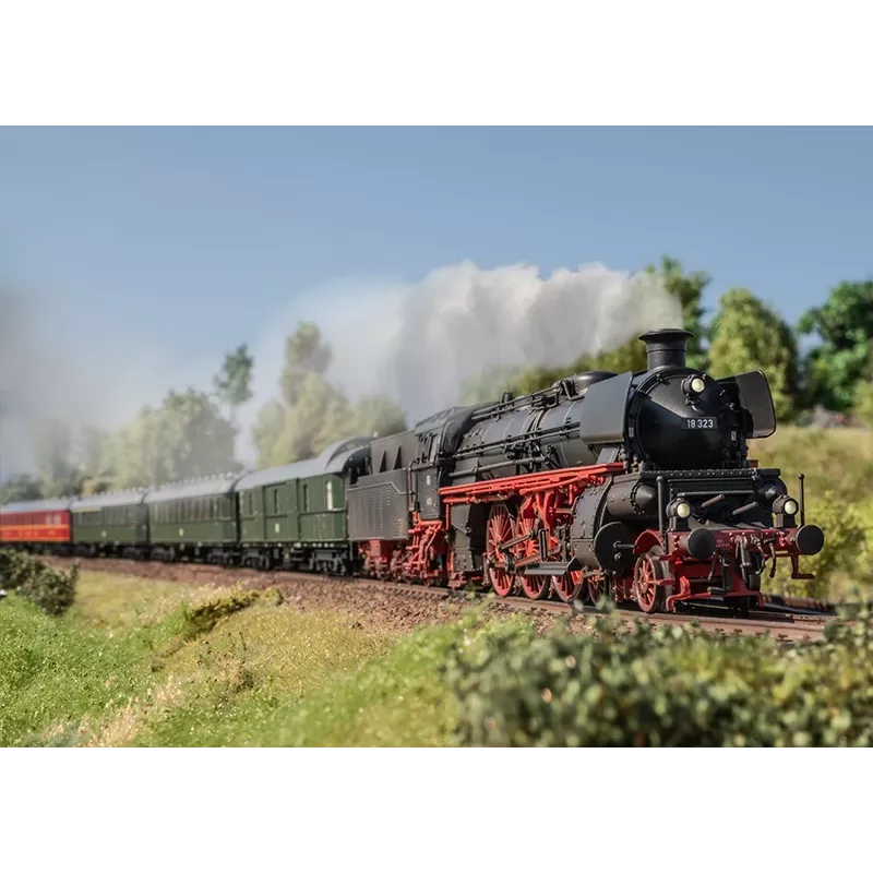 Märklin 038327 H0 Parná lokomotíva rad 18.3 18 323 DB epocha III s mfx+ digitálnym dekodérom a zvukom