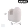 Wagner design yourself PILL Vešiak na oblečenie sivý 1 hák 17041421
