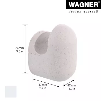 Wagner design yourself PILL Vešiak na oblečenie sivý 1 hák 17041421