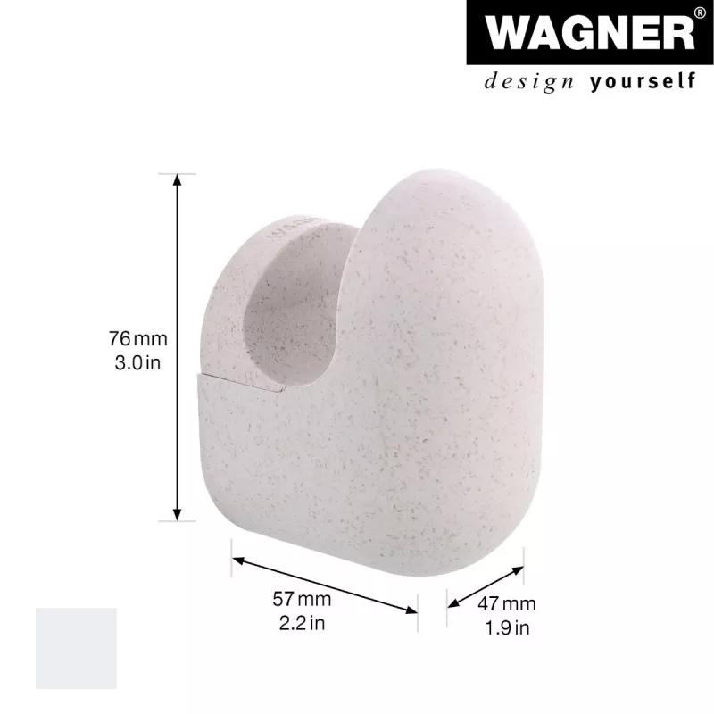Wagner design yourself PILL Vešiak na oblečenie sivý 1 hák 17041421