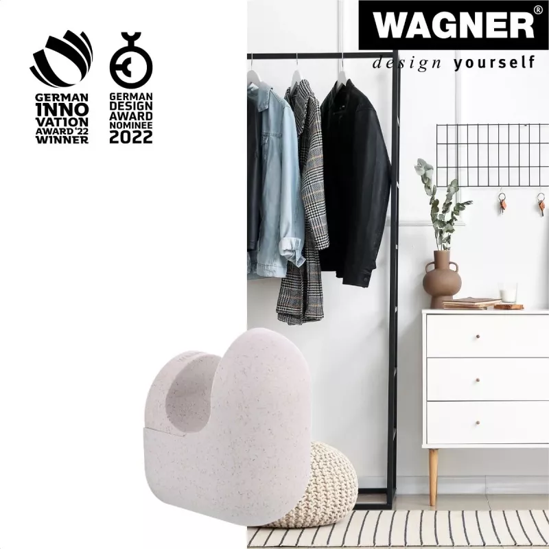 Wagner design yourself PILL Vešiak na oblečenie sivý 1 hák 17041421