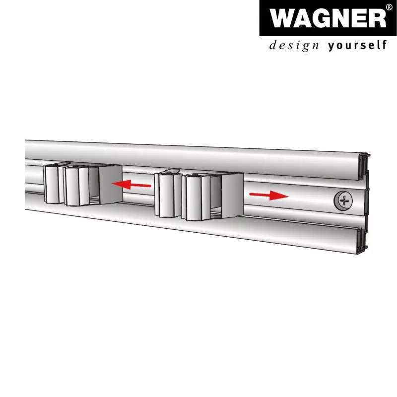 Wagner Design Yourself Nástenný držiak WH 2095 Čierny (15209502)