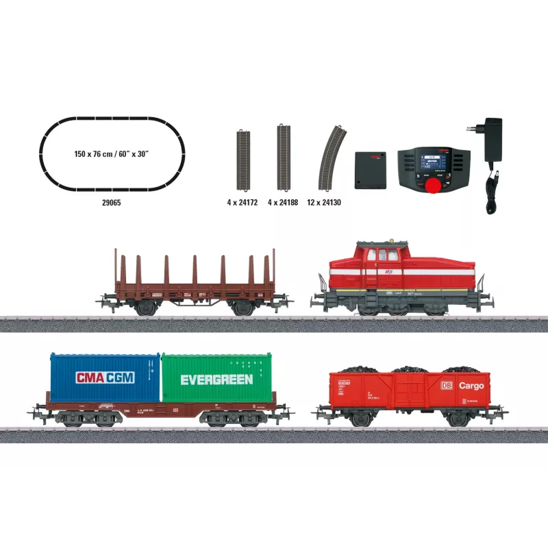Märklin 29065 H0 digitálna štartovacia sada Moderná posunovacia prevádzka s DHG 500