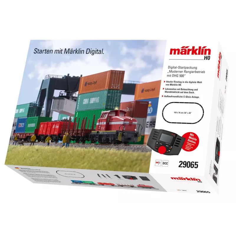 Märklin 29065 H0 digitálna štartovacia sada Moderná posunovacia prevádzka s DHG 500