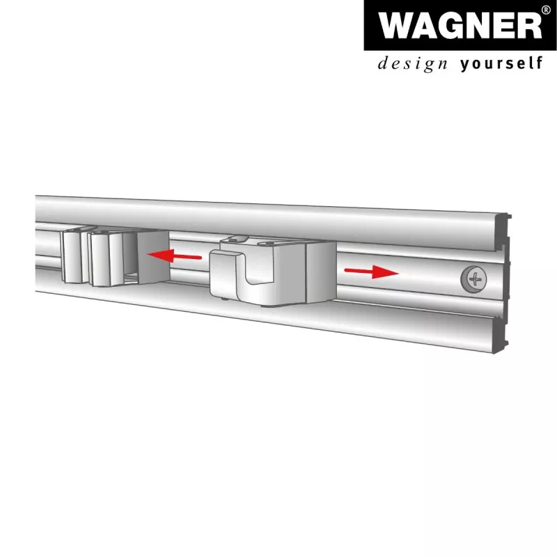 Wagner design yourself Vešiak na oblečenie WH 2098 Jednoduchý hák Čierny 2 kusy (15209802)