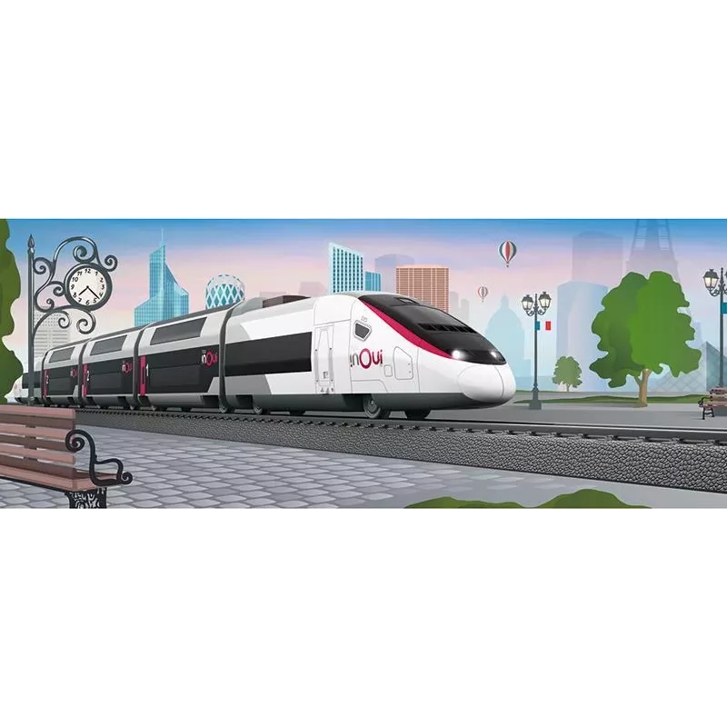 Märklin TGV Duplex H0 5-dielna digitálna vlaková súprava s Mobile Station 2, biela/čierna 029406