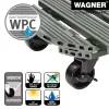 WAGNER design yourself Podstavec na rastliny GH0558 plast, Ø 38,5 cm tmavozelený okrúhly, 1 ks 20055801