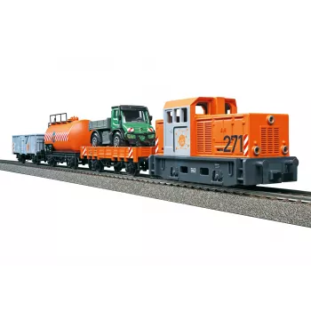 Märklin Start up 029296 H0 Štartovacia sada Komunálna prevádzka s dieselovou lokomotívou a 2 výklopnými vozňami