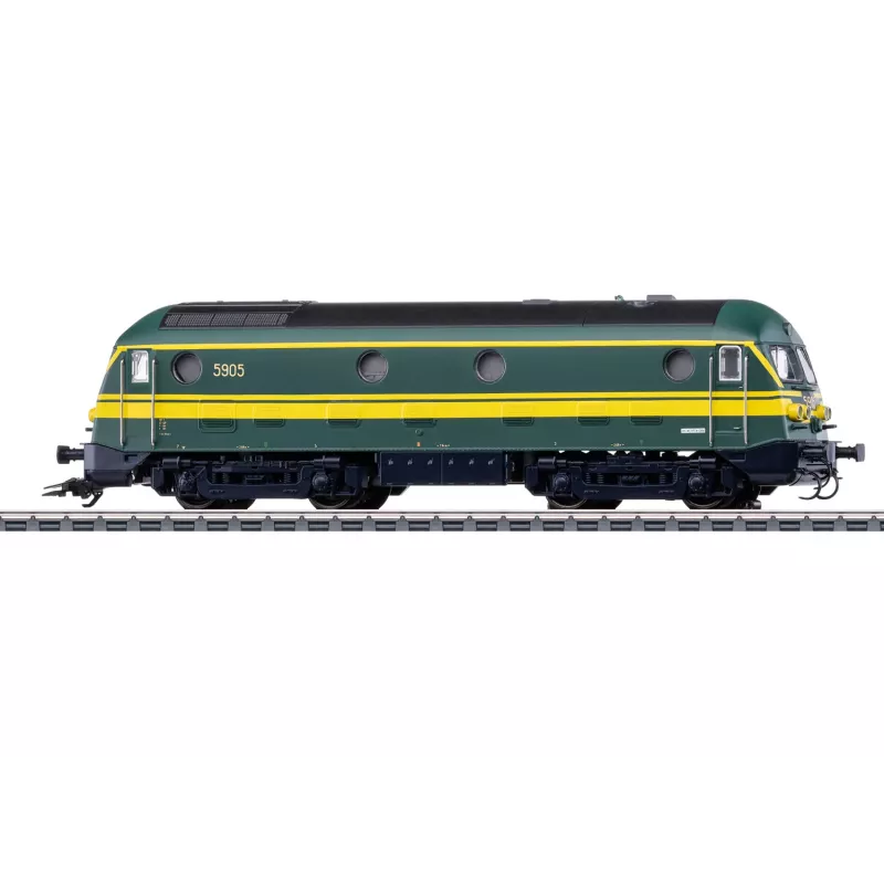 Märklin 37279 H0 SNCB rad 59 Dieselová lokomotíva s mfx+ dekodérom a LED osvetlením