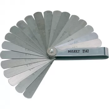 HAZET 2147 Mierka, 13 listov, 0,05-1,00 mm, metrická