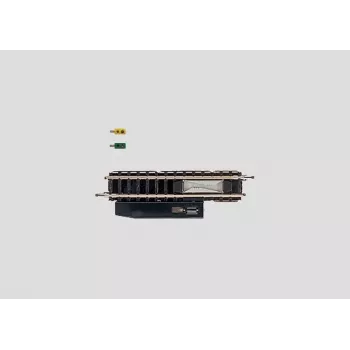 Märklin Z Rozchod rovná koľaj na odpojenie 8587 - 110 mm, čierna