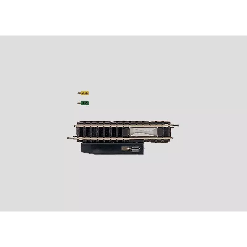 Märklin Z Rozchod rovná koľaj na odpojenie 8587 - 110 mm, čierna
