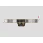Märklin Z Rozchod rovná prípojná koľaj 8590 (110 mm, čierna/žltá)