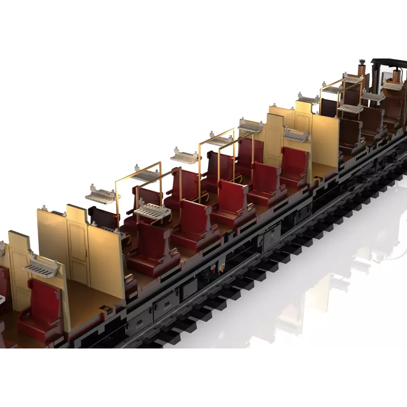 Märklin 42580 H0 3-dielna sada osobných vozňov DR