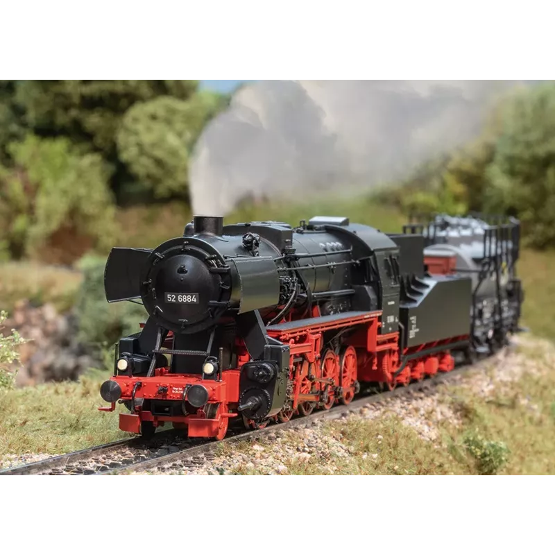 Märklin 039535 H0 Parná lokomotíva BR 52 s rámovým tendrom DB