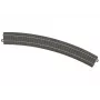 Märklin 24430 HO C-koľaj rovná koľaj 437,5 mm, postriebrené koľajnice, hnedé štrkové lôžko