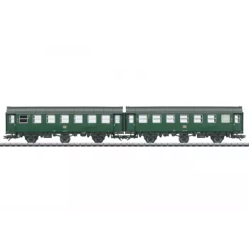 Märklin 43186 H0 Prestavbový vozeň pár 2. triedy DB epocha IV