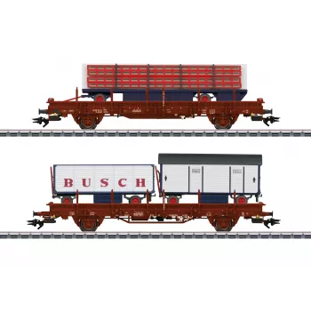 Märklin 45042 H0 2-dielna sada nákladných vozňov Zirkus Busch DR