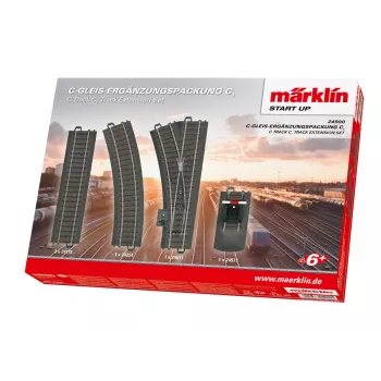 Märklin rozširujúca sada koľají C C1 – mierka H0 (24900)