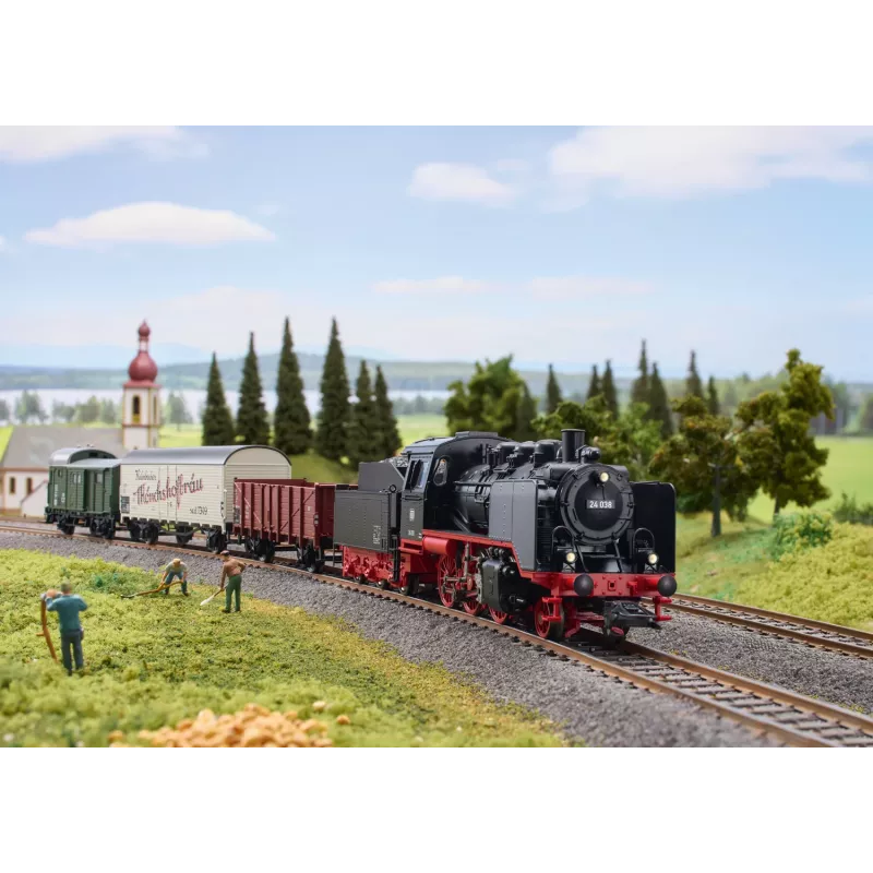 Märklin 29249 H0 digitálna štartovacia sada Miestny nákladný vlak s BR 24 DB