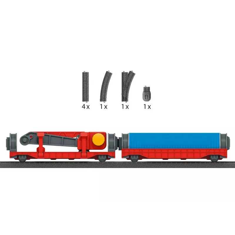 Märklin World 44347 H0 rozširujúca sada Nakladanie s žeriavovým vozňom