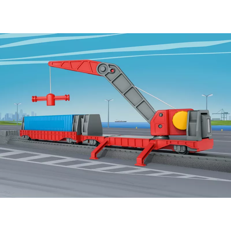 Märklin World 44347 H0 rozširujúca sada Nakladanie s žeriavovým vozňom