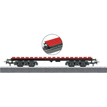Märklin 44734 H0 stavebný vozeň, čierna/červená