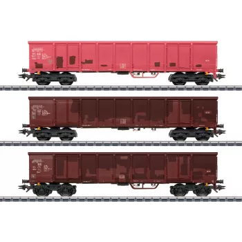 Märklin 047188 H0 plošinový vozeň s nákladom dreva, Epocha IV DB, 3-vodičový AC