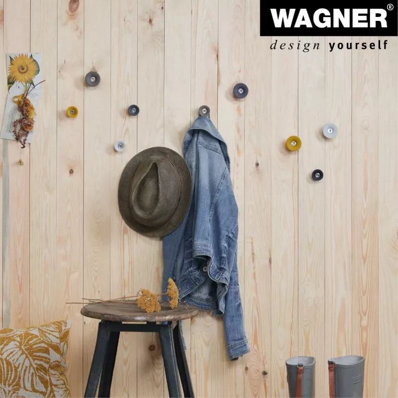 Wagner design yourself TULIP vešiak na oblečenie GH 0301, 1 háčik, čierna 17030121