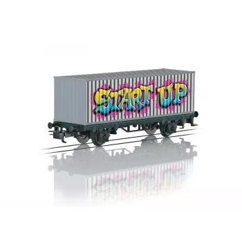 Märklin 44831 H0 krytý nákladný vozeň, Märklin Magazin ročný vozeň 2001, Epocha V, AC, Relex spojky
