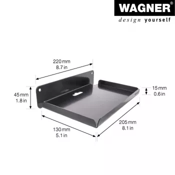 Wagner design yourself nástenný držiak WH 2088 čierny (15208801)