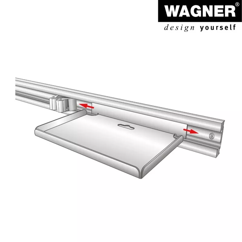 Wagner design yourself nástenný držiak WH 2088 čierny (15208801)