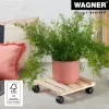 WAGNER design yourself podstavec na rastliny GH0646 štvorcový drevený motív 29 x 8 cm 20064601