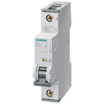 Siemens SENTRON 5SY istič, 1-pólový, C10, 6 kA, 230/400 V AC, čierna 5SY71106KK13